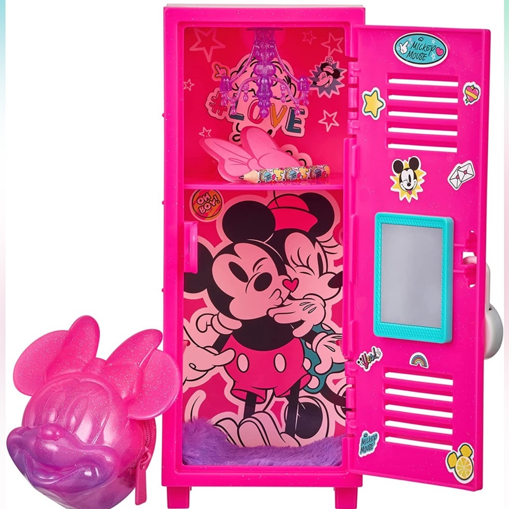 REAL LITTLES x Disney Minnie Mouse Locker Exclusive Backpack with 10 Surprises